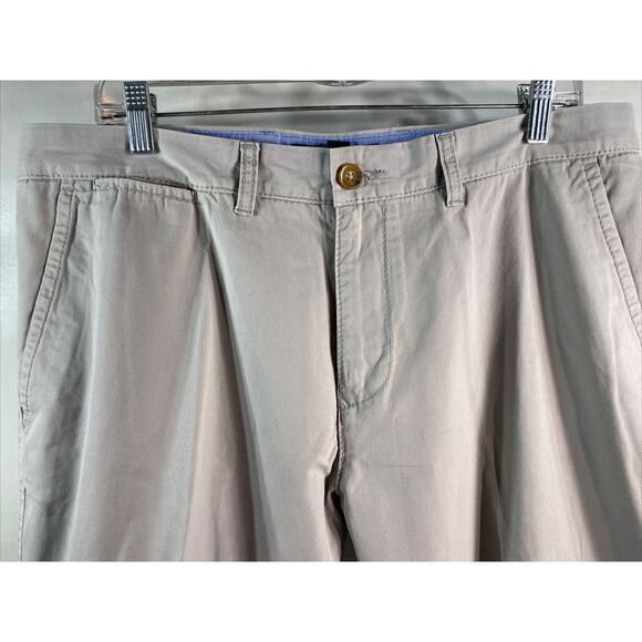VINTAGE Tommy Hilfiger Beige Khaki Chino Pants Professionally Hemmed Men's 36x27 - Picture 6 of 6